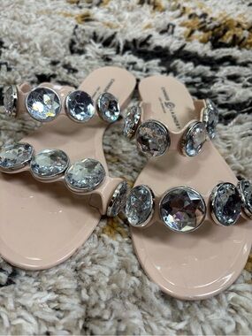Chinese Laundry embellished  Jelly Slide Sandals